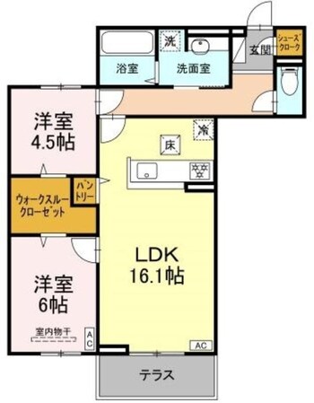 アルモ　ギオーネの物件間取画像